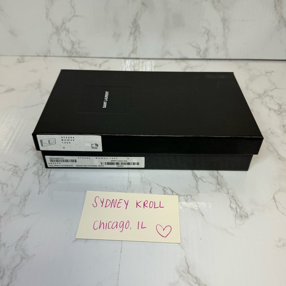 Authentic YSL Saint Laurent Cassandre Quilted Flap Wallet - Picture 11 of 13